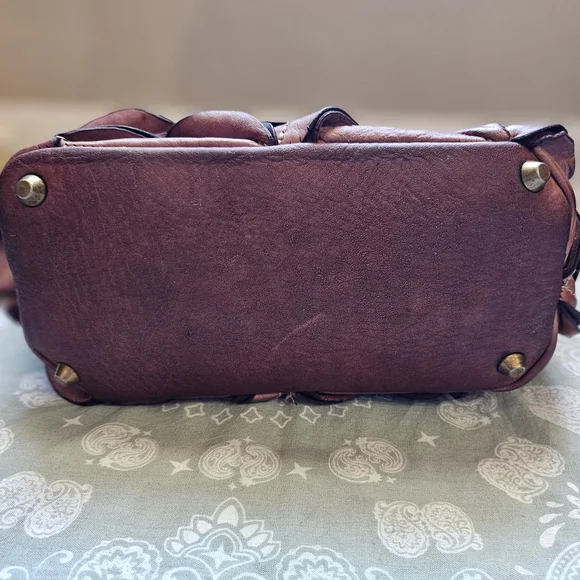 Pink Leather Appliqué Bag - Picture 9 of 10